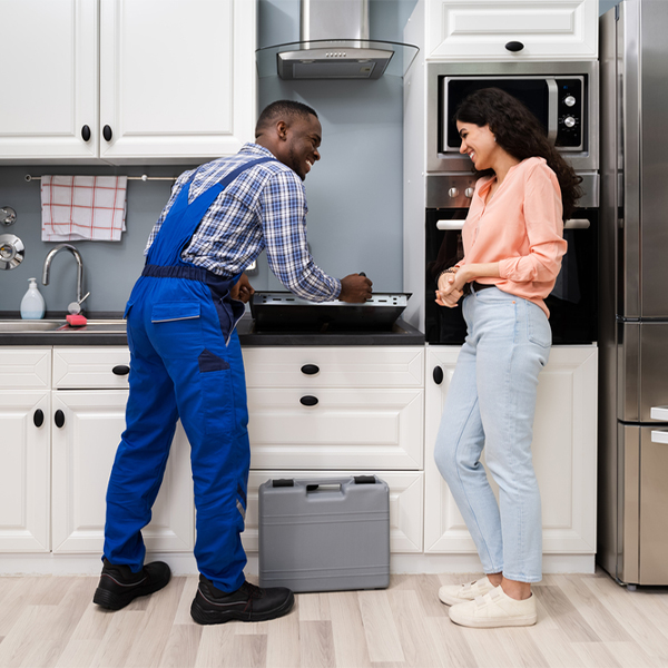 can you provide an estimate for cooktop repair before beginning any work in Tilghman